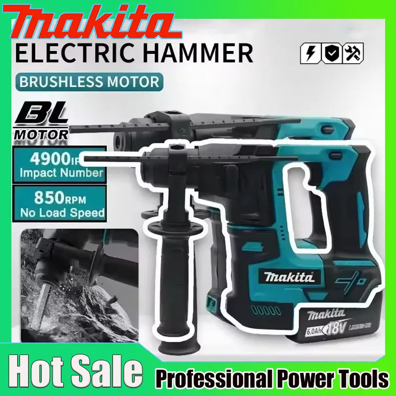 Power Tools Impact - Makita Brushless Hammer Cordless Electric Hammer