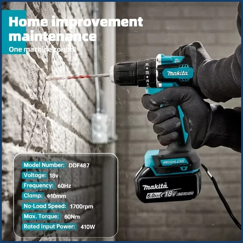 Makita DDF487 18V Electric Dri - đánh giá và giá Power Tools Impact