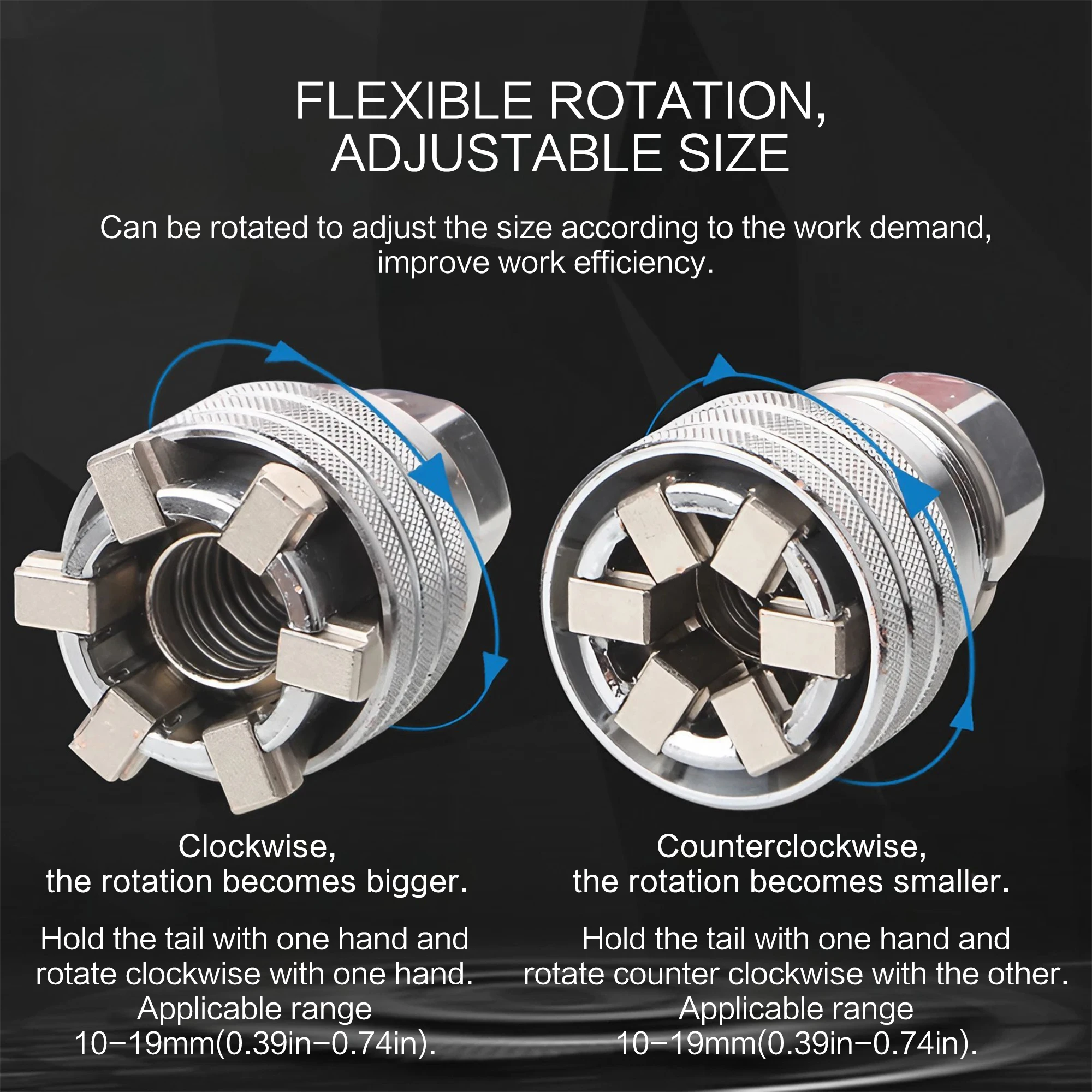 Magic Socket Adjustable Hexago - đánh giá và giá Power Tools Impact Wrench