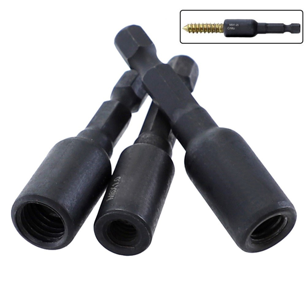3Pcs Socket Adapter M6/M8/M10  - đánh giá và giá Power Tools Impact Wrench