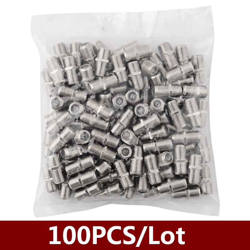 100PCS/Lot F Type Adaptor Coup - đánh giá và giá Power Tools Video