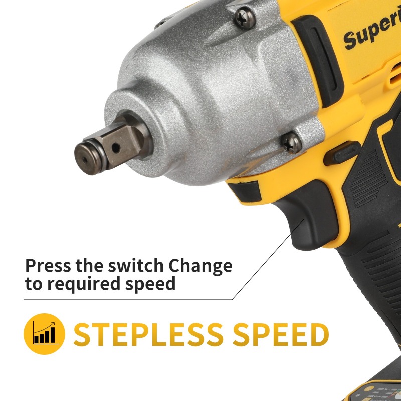 Brushless Cordless Impact Wren - đánh giá và giá Power Tools Impact Wrench