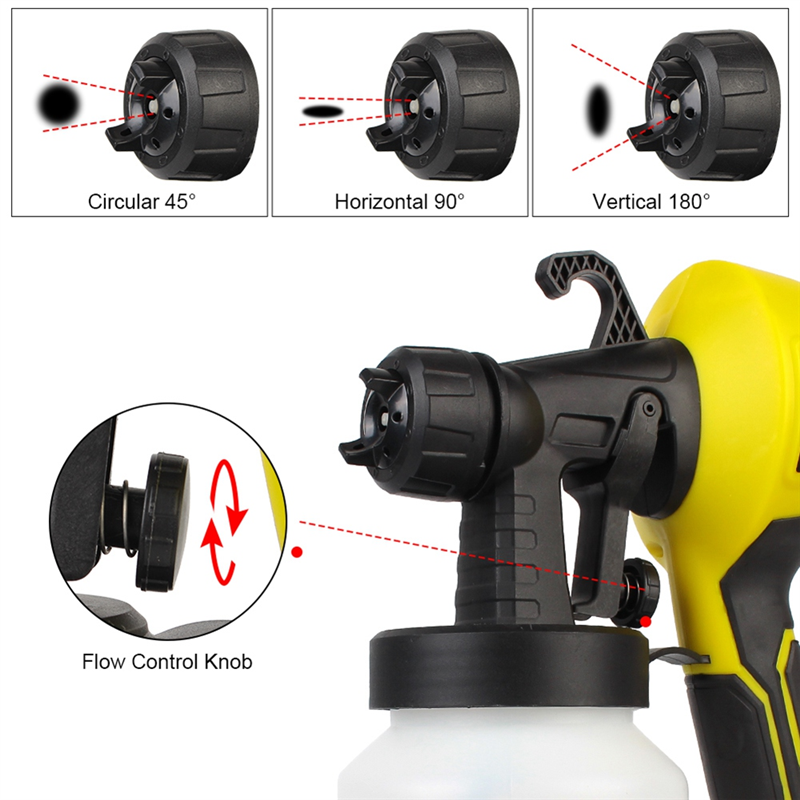 1 Piece 800Ml Spraying Electri - đánh giá và giá Power Tools Yellow