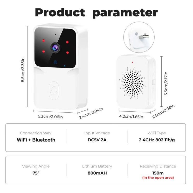 Doorbell Video Low-Power WiFi  - đánh giá và giá Power Tools Video