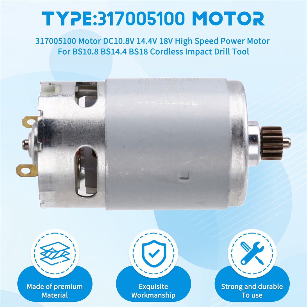 A002 317005100 Motor DC10.8V 1 - đánh giá và giá Power Tools Impact