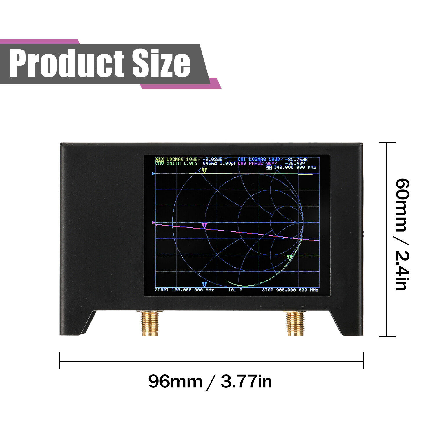 SAA2 50K-3GHz NanoVNA Vector N - đánh giá và giá Power Tools Vector