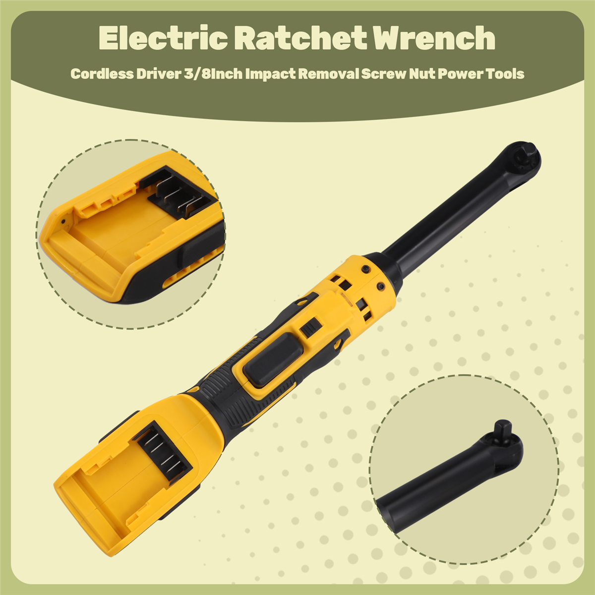 A07I Extended Electric Ratchet - đánh giá và giá Power Tools Impact Wrench