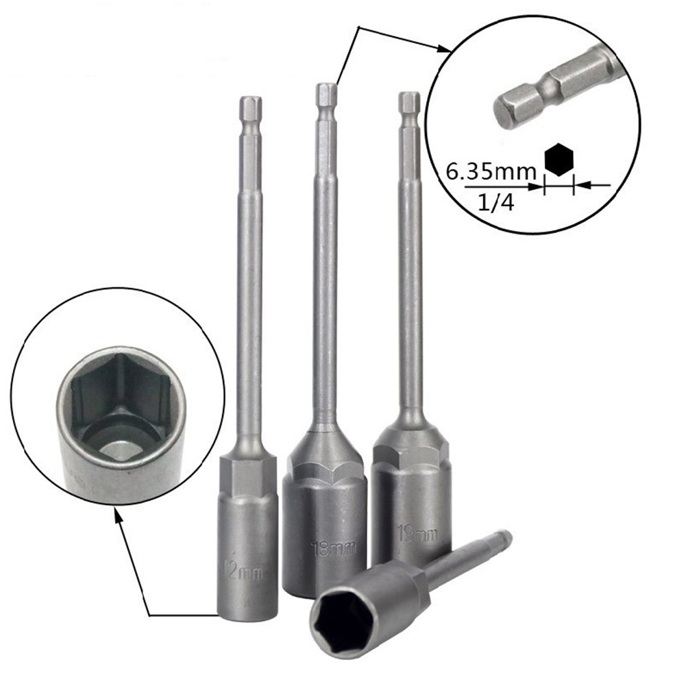 Socket 150mm Hexagon Nut Drive - đánh giá và giá Power Tools Impact Wrench
