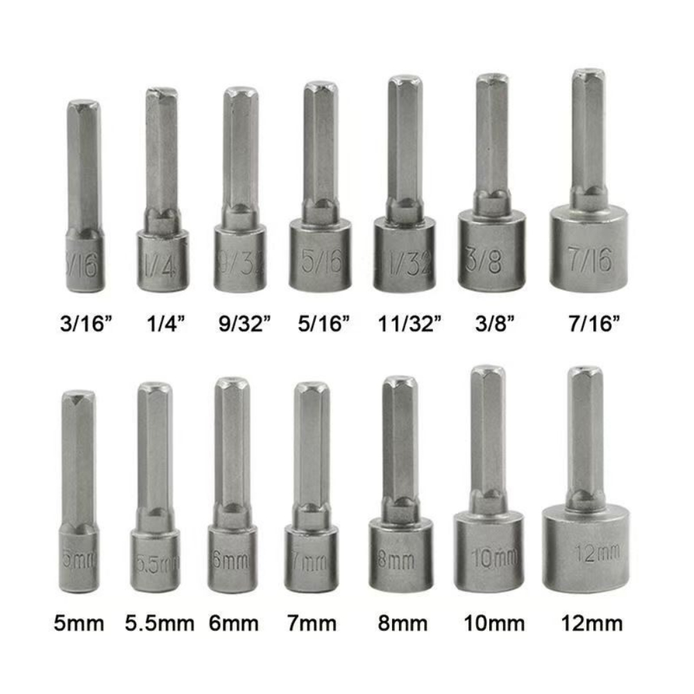 4-1Set Power Hex Sockets Sleev - đánh giá và giá Power Tools Impact Wrench