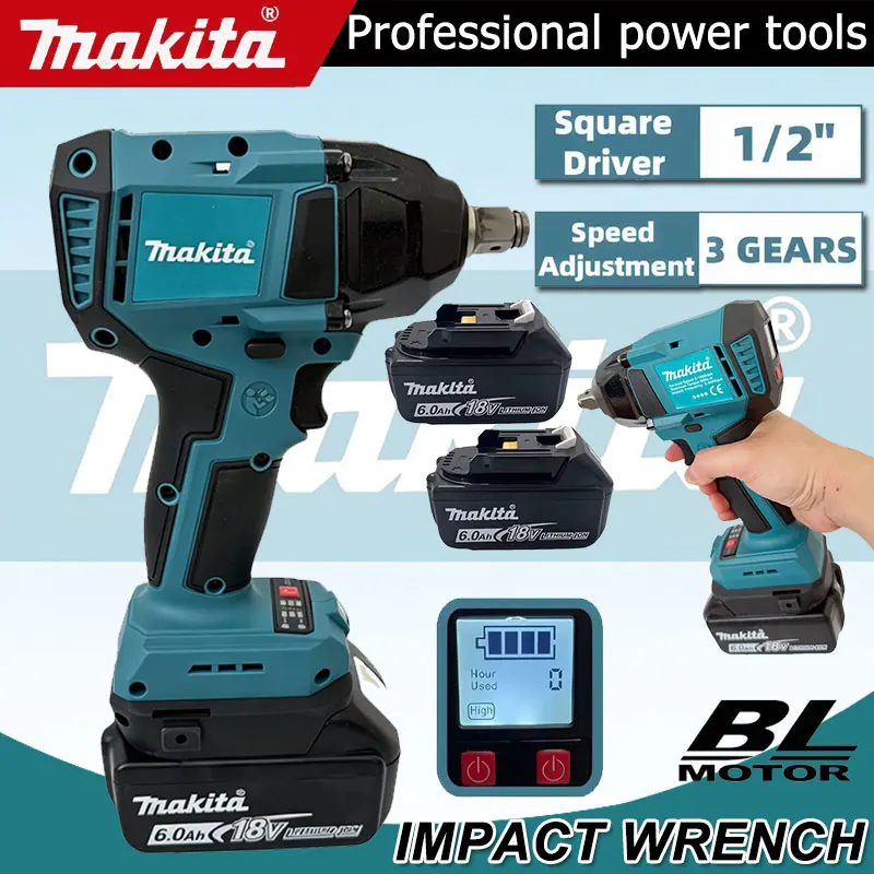 Makita Digital Display Electri - đánh giá và giá Power Tools Impact Wrench