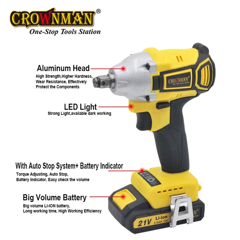 Power Tools Brushless Cordless - đánh giá và giá Power Tools Impact Wrench