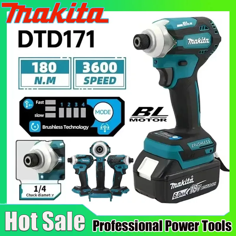 Makita DTD171 Brushless Impact - đánh giá và giá Power Tools Impact
