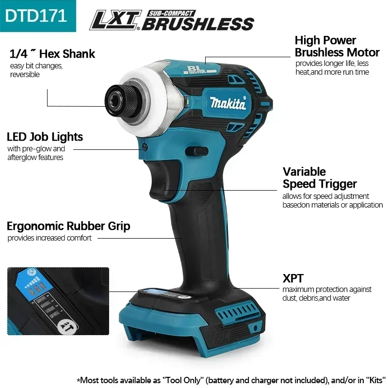 Makita DTD171 Brushless Impact - đánh giá và giá Power Tools Impact