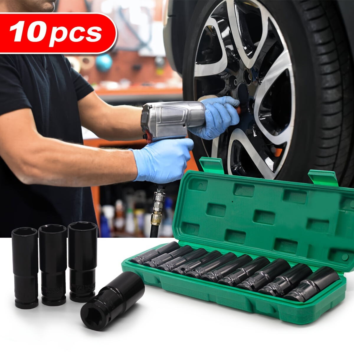 10pcs 1/2 Inch 8-24mm Power So - đánh giá và giá Power Tools Impact Wrench