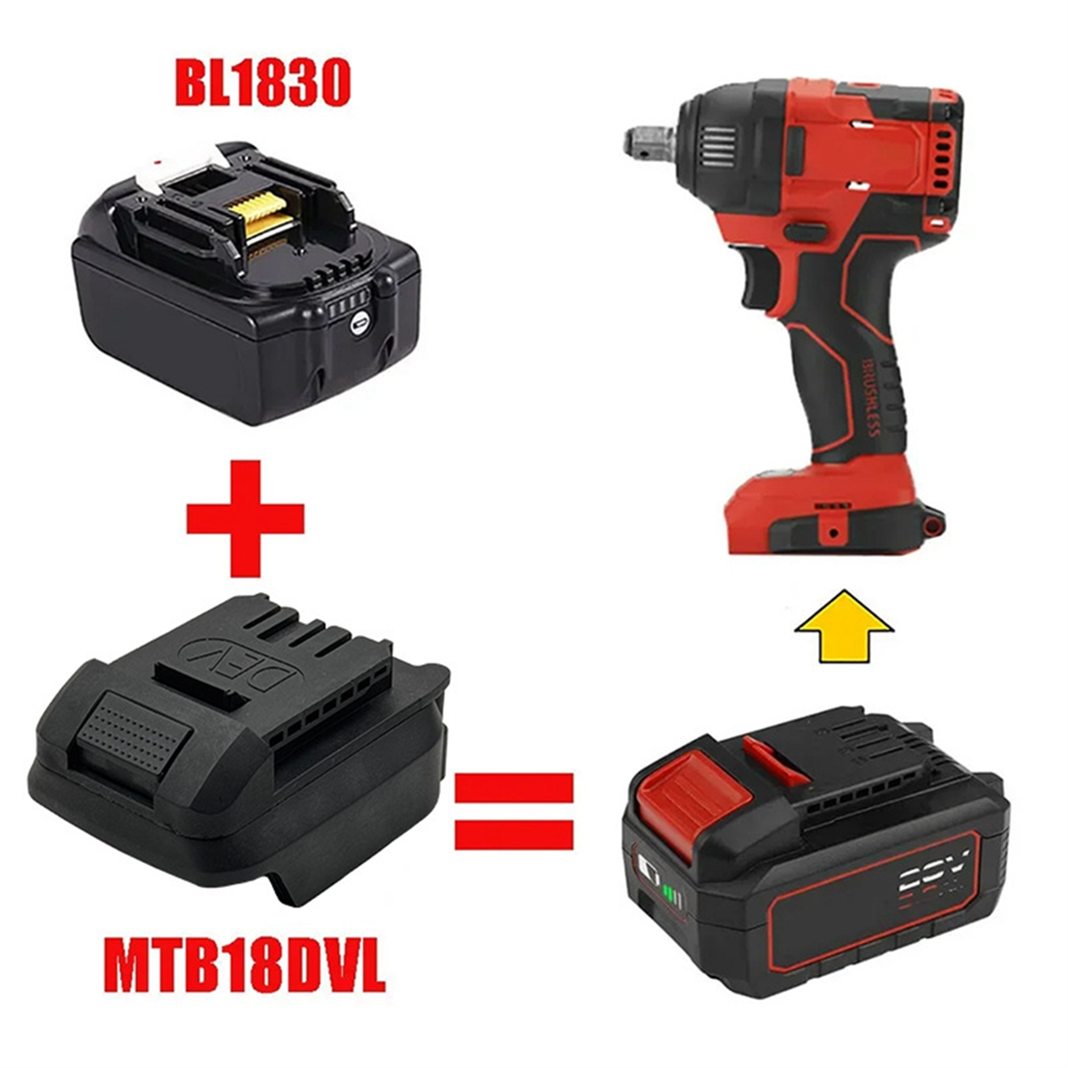 A002 MTB18DVL Adapter Converte - đánh giá và giá Power Tools Use