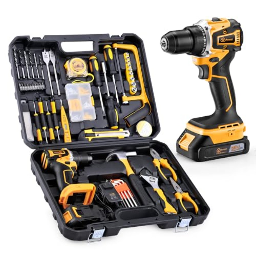 Brushless Motor Tool Kit Set:  - đánh giá và giá Power Tools Yellow