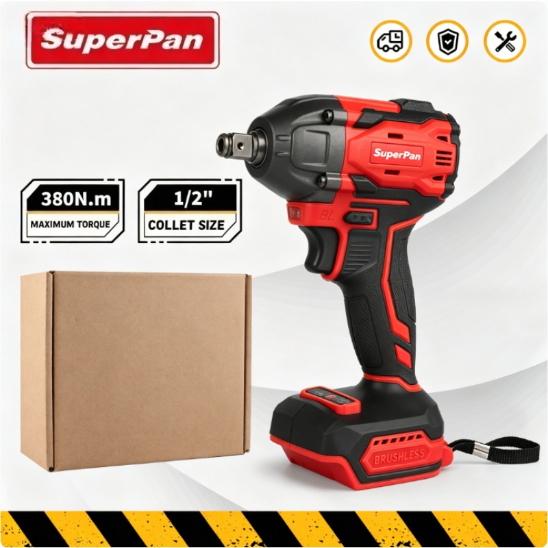 Superpan High Torque 380N.m Br - đánh giá và giá Power Tools Impact Wrench